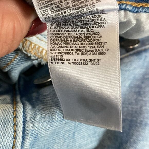 Old Navy High Ride OG Straight Secret Smooth Pockets Mittens Finish - Picture 9 of 13